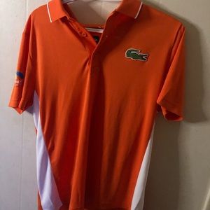 Orange Lacoste Polo